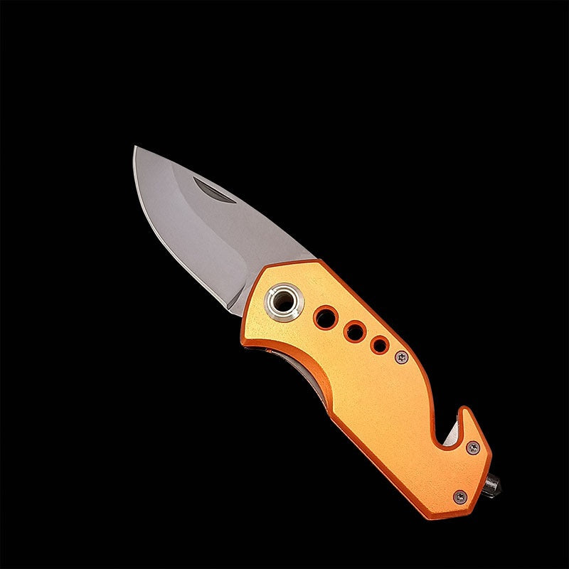 Outdoor multifunctional high hardness folding knife sharp knife folding knife field survival knife portable mini knife