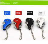 Mini folding knife portable portable knife outdoor multi-function key bottle opener multi-function self-defense scimitar folding tool