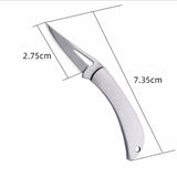 EDC Knife Mini Folding Knife Stainless Steel Portable Outdoor Knife Small Fruit Factory Direct Sales Small Knife  6pcs