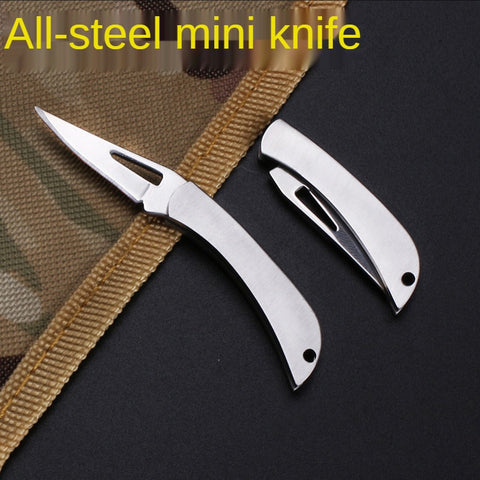 EDC Knife Mini Folding Knife Stainless Steel Portable Outdoor Knife Small Fruit Factory Direct Sales Small Knife  6pcs