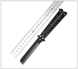 Practice comb folding knife Butterfly practice swing knife Portable swing knife Multi-function swing comb Training swing knife