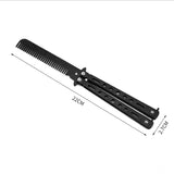 Practice comb folding knife Butterfly practice swing knife Portable swing knife Multi-function swing comb Training swing knife