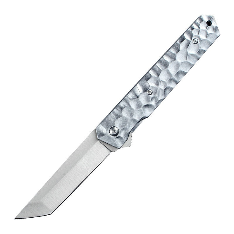 Spot aluminum alloy folding knife high hardness stainless steel sharp folding knife bearing tactical knife fruit knife