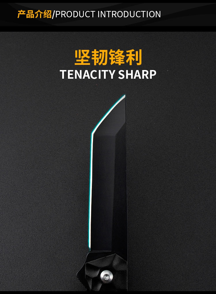 Spot aluminum alloy folding knife high hardness stainless steel sharp folding knife bearing tactical knife fruit knife