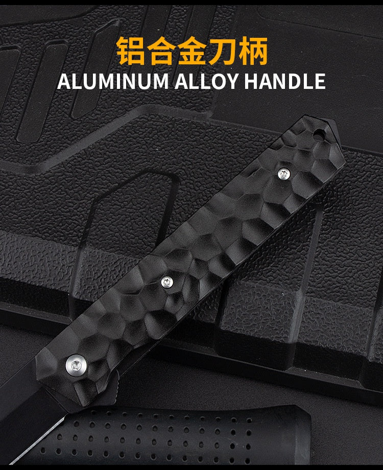 Spot aluminum alloy folding knife high hardness stainless steel sharp folding knife bearing tactical knife fruit knife