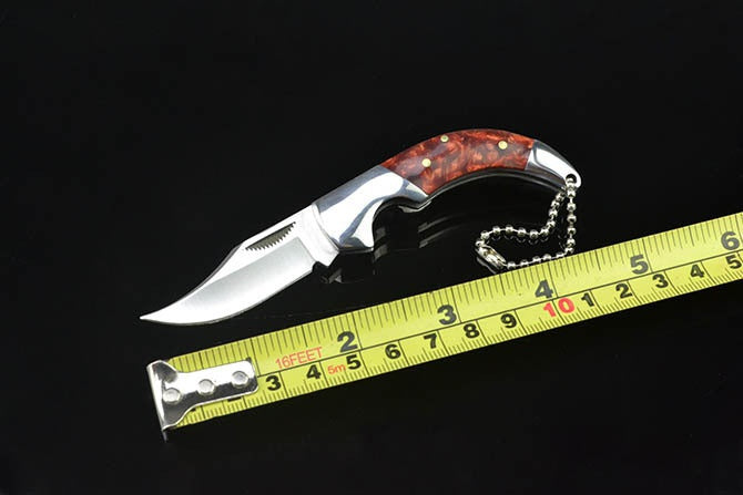 Outdoor Gray Wolf Knife Knife Exquisite Gift Fruit Knife Folding Knife (without lock)
