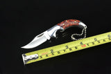 Outdoor Gray Wolf Knife Knife Exquisite Gift Fruit Knife Folding Knife (without lock)