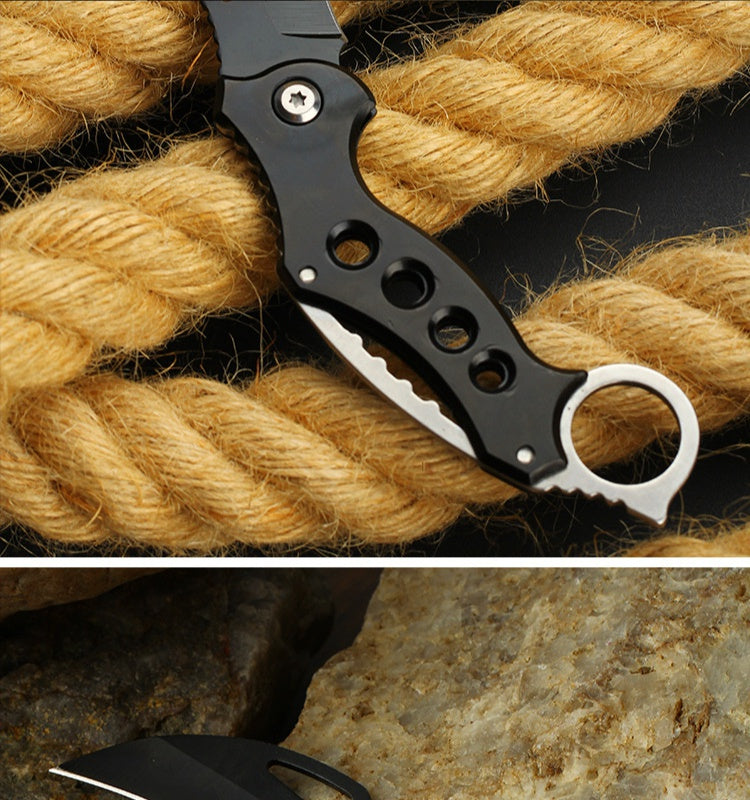 Mini knife high hardness folding knife multifunctional survival claw knife camping tactics outdoor knife