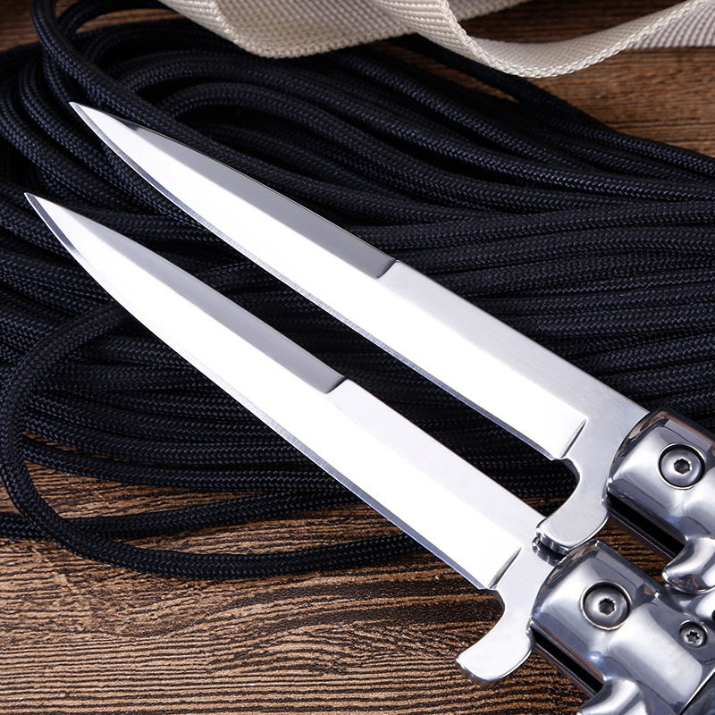 Multifunctional Folding Knife Outdoor Tactical Mini Folding Knife Portable Knife Outdoor Knife Wilderness Survival Hunting Knife