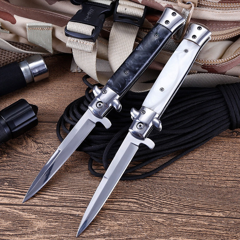 Multifunctional Folding Knife Outdoor Tactical Mini Folding Knife Portable Knife Outdoor Knife Wilderness Survival Hunting Knife