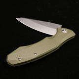 Outdoor self-defense multifunctional camping knife tactical knife High hardness D2 steel sharp bearing folding knife
