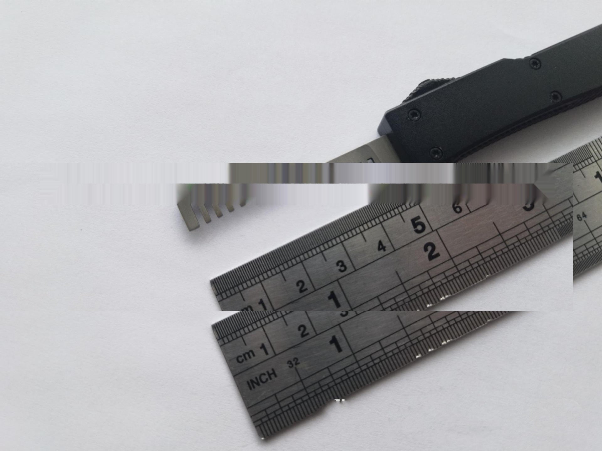 utx70 mini comb with high quality aluminum handle portable pet beard comb outdoor folding knife