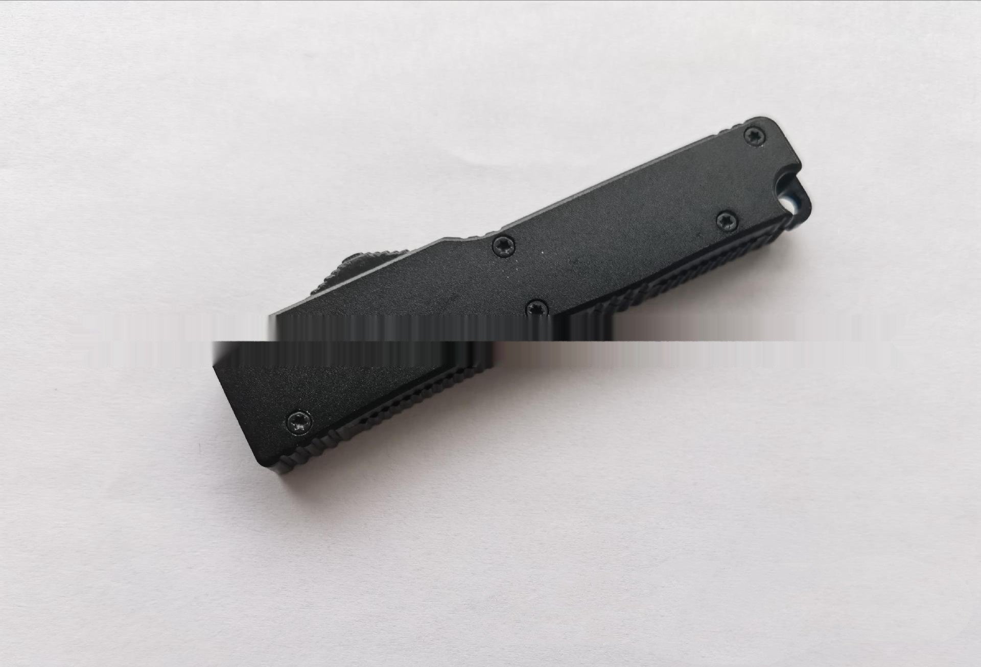 utx70 mini comb with high quality aluminum handle portable pet beard comb outdoor folding knife