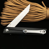 Outdoor Wilderness Survival Multifunctional Knife D2 Steel Folding Knife Tactical Knife Stainless Steel Fruit Knife