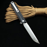 Outdoor Wilderness Survival Multifunctional Knife D2 Steel Folding Knife Tactical Knife Stainless Steel Fruit Knife