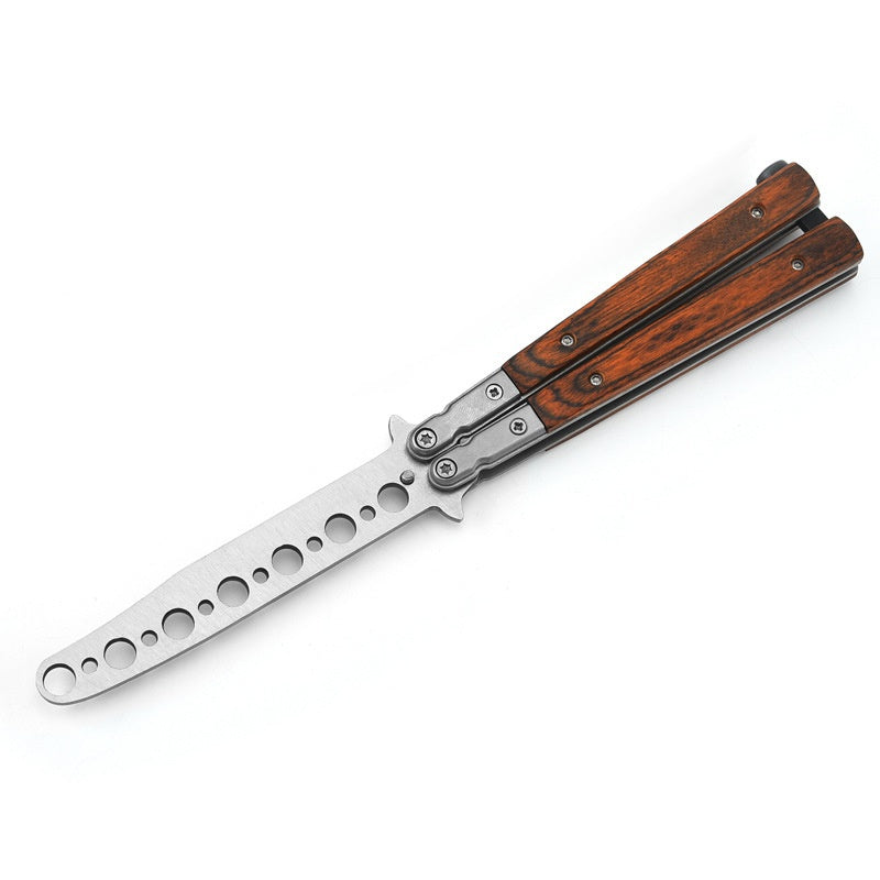 Outdoor practice knife Butterfly practice comb for beginners to play cool portable throwing knife fancy training folding knife