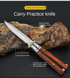 Outdoor practice knife Butterfly practice comb for beginners to play cool portable throwing knife fancy training folding knife