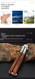 Folding Knife Outdoor Practice Knife Beginners Play Cool Portable Shake Knife Fancy Training Butterfly Practice Comb