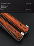 Folding Knife Outdoor Practice Knife Beginners Play Cool Portable Shake Knife Fancy Training Butterfly Practice Comb