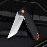 G10 handle D2 steel self-defense folding knife bearing sharp outdoor survival knife high hardness pocket knife folding knife