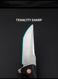 G10 handle D2 steel self-defense folding knife bearing sharp outdoor survival knife high hardness pocket knife folding knife