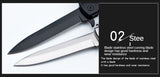 Mini folding knife outdoor folding knife self-defense portable fishing multifunctional high hardness outdoor tool SOG