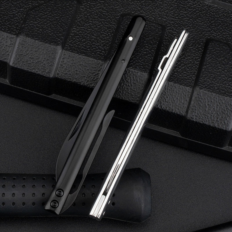 Outdoor Portable Fruit Knife Stainless Steel Folding Knife Pen Knife Carry Out of the Box Folding Knife Express Knife Factory Spot