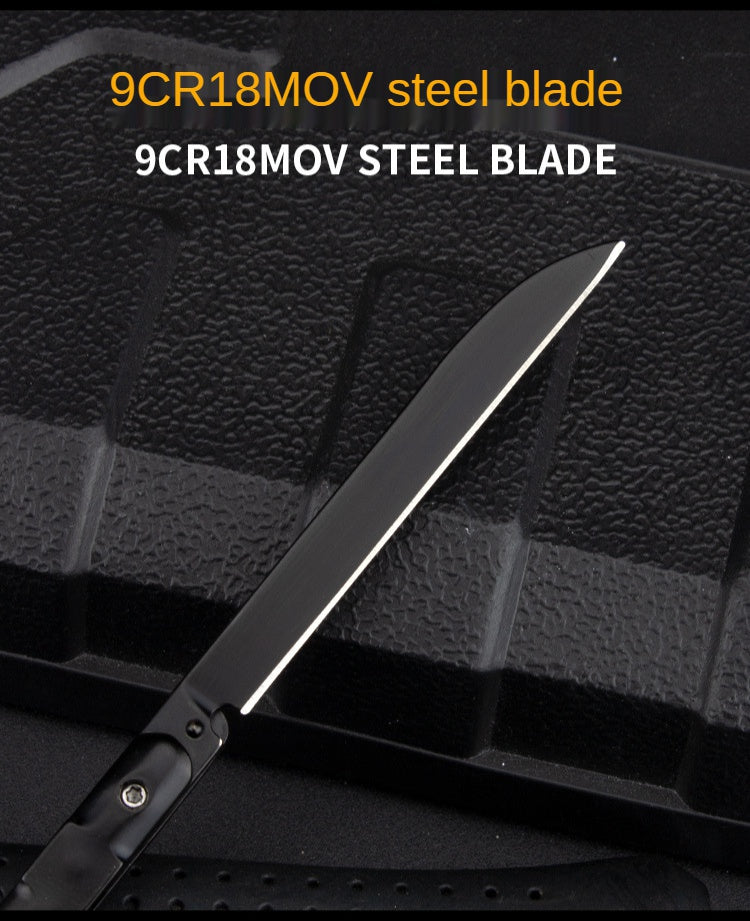 Outdoor Portable Fruit Knife Stainless Steel Folding Knife Pen Knife Carry Out of the Box Folding Knife Express Knife Factory Spot