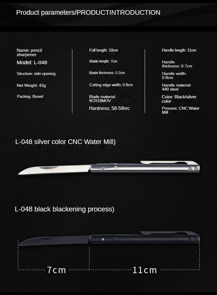 Outdoor Portable Fruit Knife Stainless Steel Folding Knife Pen Knife Carry Out of the Box Folding Knife Express Knife Factory Spot