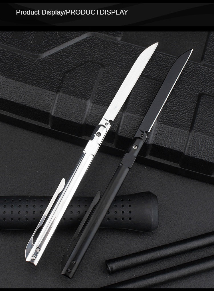 Outdoor Portable Fruit Knife Stainless Steel Folding Knife Pen Knife Carry Out of the Box Folding Knife Express Knife Factory Spot
