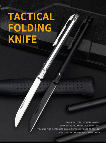 Outdoor Portable Fruit Knife Stainless Steel Folding Knife Pen Knife Carry Out of the Box Folding Knife Express Knife Factory Spot