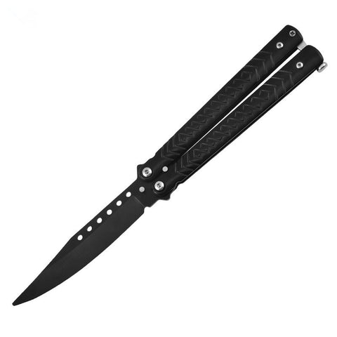 Unopened butterfly practice knife Outdoor folding knife butterfly swing knife Practice swing knife with playing knife