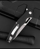D2 stainless steel folding knife camping folding knife G10 handle outdoor portable fruit knife portable knife