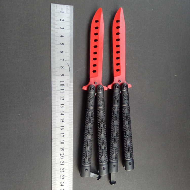 New unsharpened butterfly knife practice tool butterfly flail knife butterfly training knife