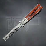 Butterfly practice knife jl27 not edged Yangjiang outdoor knife folding wooden handle factory delivery from stock