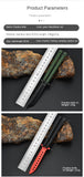 Novice stainless steel field training butterfly comb swing hand folding knife outdoor self-defense portable practice knife