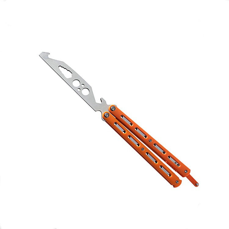420C stainless steel training swing knife butterfly knife multi-function novice practice cool play knife without edge