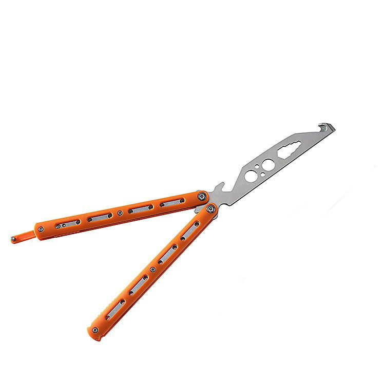 420C stainless steel training swing knife butterfly knife multi-function novice practice cool play knife without edge