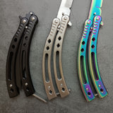 Outdoor play cool knife butterfly knife machete new butterfly folding knife all-steel butterfly practice hand knife