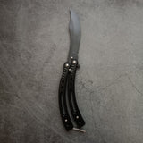 Outdoor play cool knife butterfly knife machete new butterfly folding knife all-steel butterfly practice hand knife