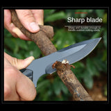 Mini stainless steel outdoor folding knife Outdoor gift ornamental small knives multi-purpose high hardness tactical folding knife