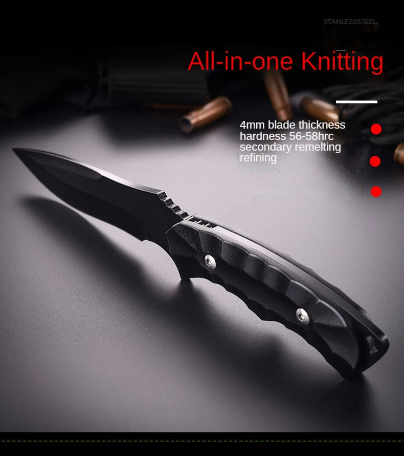 Mini stainless steel outdoor folding knife Outdoor gift ornamental small knives multi-purpose high hardness tactical folding knife