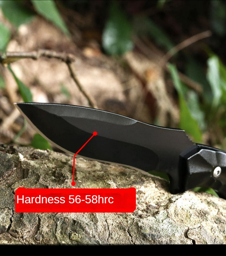 Mini stainless steel outdoor folding knife Outdoor gift ornamental small knives multi-purpose high hardness tactical folding knife
