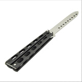 Butterfly Folding Practice Knife, Portable Knife, High Hardness Unshaved Knife, All-steel Performance Training Knife for Beginners