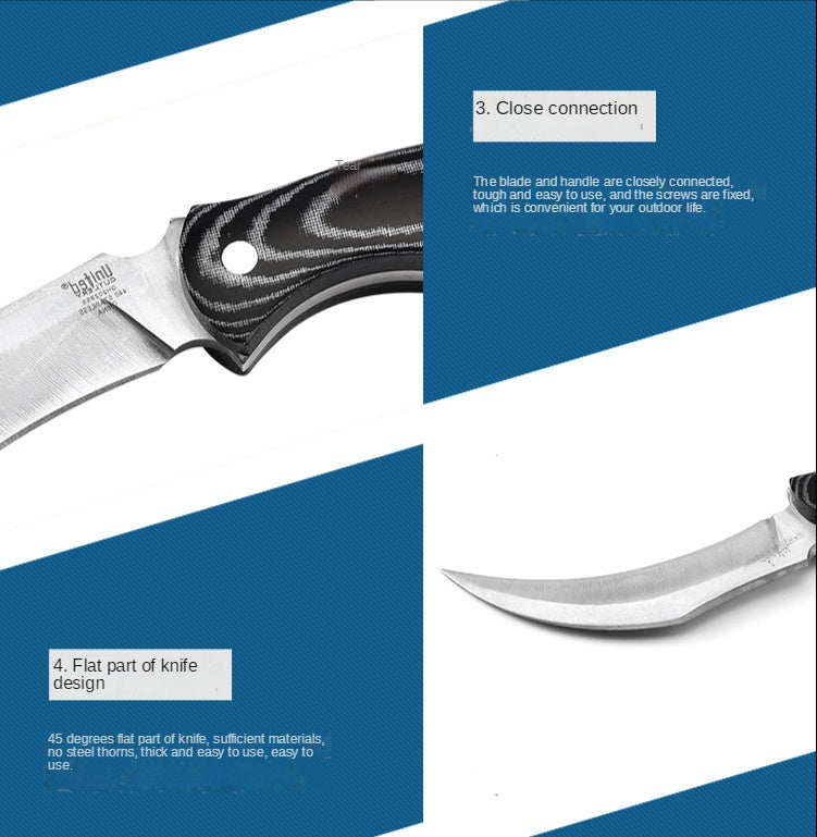 Game claw knife survival outdoor self-defense claw knife joint claw knife Tyrannosaurus claw knife