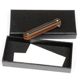 Portable Pocket Knife Folding Utility Knife Carving Knife Scalpel G10 Bearing No. 24 Carbon Steel Blade Knife