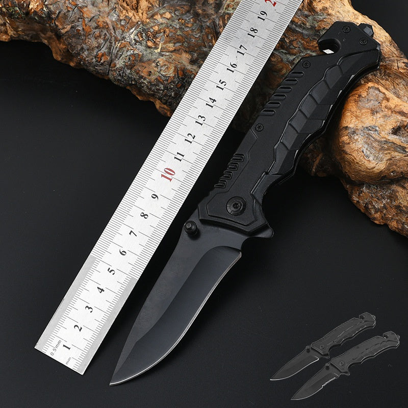 Outdoor camping multi-purpose high-hardness folding knife tactical saber for self-defense, carry knives with you