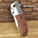 Outdoor portable camping mountaineering self-defense multi-purpose DA51 folding knife outdoor stainless steel knife
