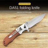 Outdoor portable camping mountaineering self-defense multi-purpose DA51 folding knife outdoor stainless steel knife