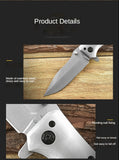 Outdoor portable camping mountaineering self-defense multi-purpose DA51 folding knife outdoor stainless steel knife